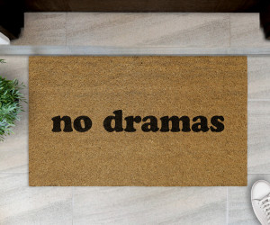 'No Dramas' Aussie Slang Doormat 75x45cm